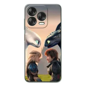 Чехол как приручить дракона на ZTE Nubia V70 Design (Иккинг и Астрид)