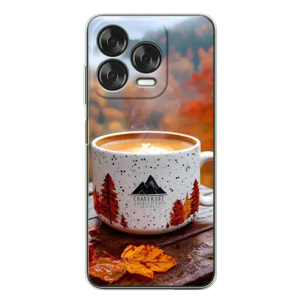 Чохол з принтом «Кава на природі» для ZTE Nubia V70 Design