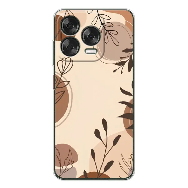 Чехол с принтом «Коричневые цветы» для ZTE Nubia V70 Design Чехол с принтом «Коричневые цветы» для ZTE Nubia V70 Design