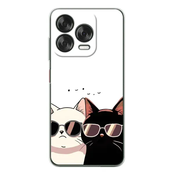 Чехол с принтом «Коты в очках» для ZTE Nubia V70 Design