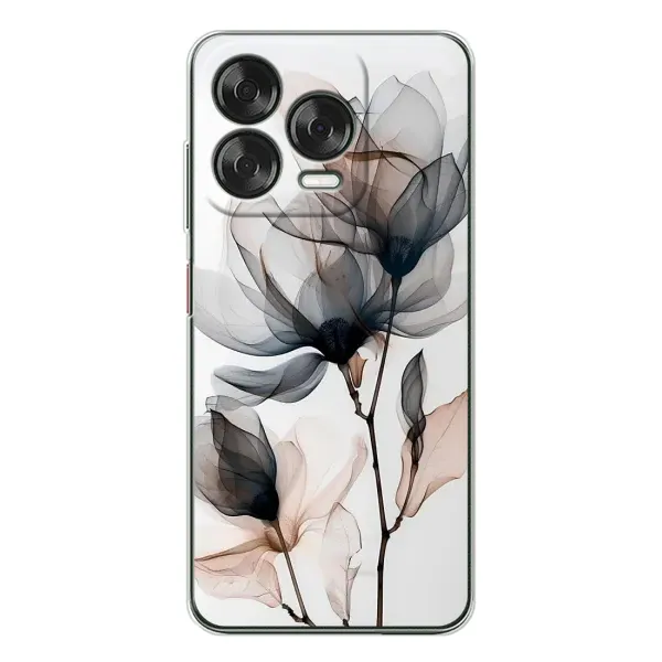 Чехол с принтом «Цветы на белом» для ZTE Nubia V70 Design Чехол с принтом «Цветы на белом» для ZTE Nubia V70 Design