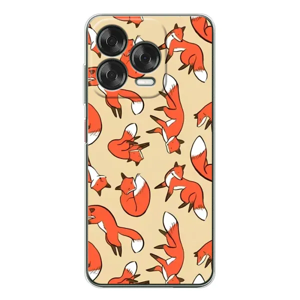 Чохол з принтом «Лисички» для ZTE Nubia V70 Design Чохол з принтом «Лисички» для ZTE Nubia V70 Design
