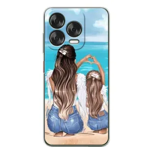 Чохол з друком для ZTE Nubia V70 Design - (Мама з дитинкою) (AlphaPrint) (Мама з донькою)