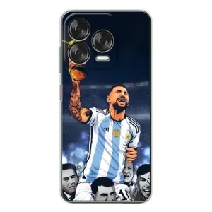 Чохли для ZTE Nubia V70 Design (Leo чемпіон) (AlphaPrint) (Мессі з кубком)