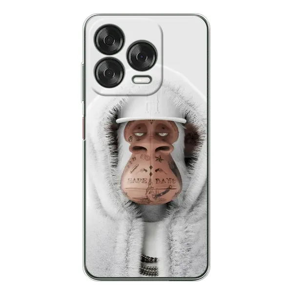 Чехол с принтом «обезьяна NFT в тату» для ZTE Nubia V70 Design