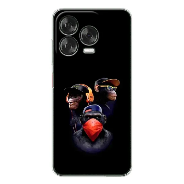 Чохол з принтом «Три мавпи» для ZTE Nubia V70 Design Чохол з принтом «Три мавпи» для ZTE Nubia V70 Design