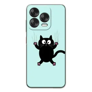 Чохол з принтом для ZTE Nubia V70 Design (AlphaPrint) Модні коти (Падаючий кіт)