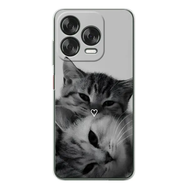 Чехол с принтом «Пара котов» для ZTE Nubia V70 Design