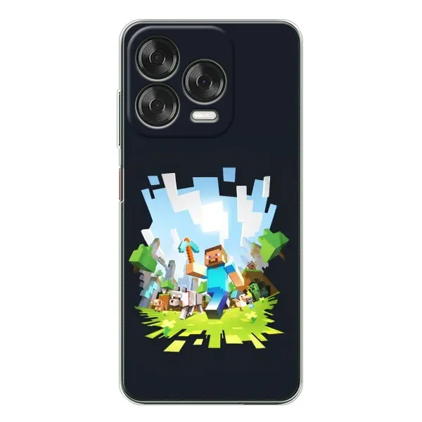 Чехол с принтом «персонажи Minecraft» для ZTE Nubia V70 Design Чехол с принтом «персонажи Minecraft» для ZTE Nubia V70 Design