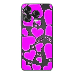Чехлы для любимой на Нубія В70 Дезігн (VPrint) (Pink hearts)