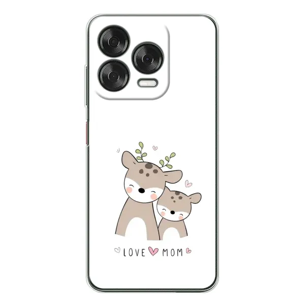 Чехол с принтом «Оленята мама и малыш» для ZTE Nubia V70 Design Чехол с принтом «Оленята мама и малыш» для ZTE Nubia V70 Design