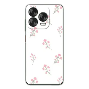 Чохол з розовим принтом для ZTE Nubia V70 Design (Рожеві квіти)
