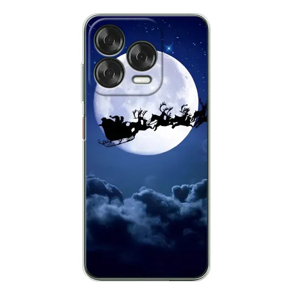 Чохол з принтом «Санта - місяць» для ZTE Nubia V70 Design Чохол з принтом «Санта - місяць» для ZTE Nubia V70 Design