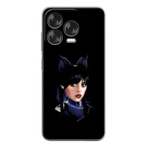 Чохли Венсдей на ZTE Nubia V70 Design Уенсдей (AlphaPrint) (серйозна Венздей)