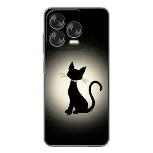 Чохол з принтом для ZTE Nubia V70 Design (AlphaPrint) Модні коти (Силует котика)