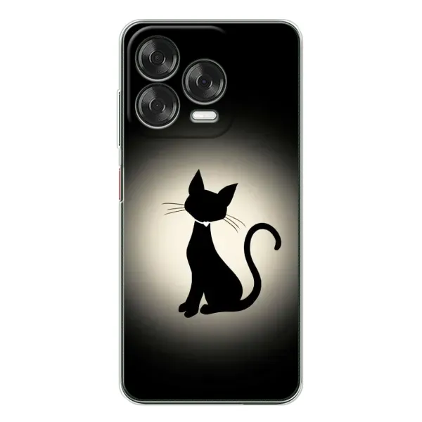 Чохол з принтом «Силует котика» для ZTE Nubia V70 Design Чохол з принтом «Силует котика» для ZTE Nubia V70 Design