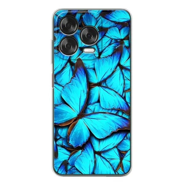 Чехол с принтом «Синие бабочки» для ZTE Nubia V70 Design Чехол с принтом «Синие бабочки» для ZTE Nubia V70 Design