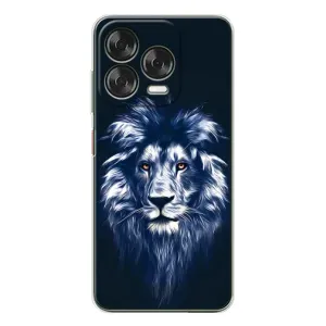 Чохол з картинкою ЛЕВ для ZTE Nubia V70 Design (VPrint) (Синій Лев)