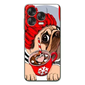 Чохли з собаками для ZTE Nubia V70 Design (VPrint) (Песик в шапці)