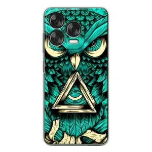 Чохол з пташками на ZTE Nubia V70 Design (VPrint) (Сова з оком)