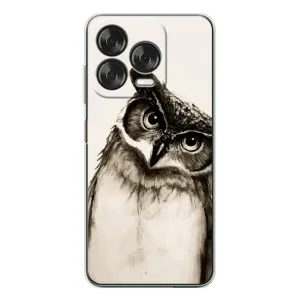 Чохол з пташками на ZTE Nubia V70 Design (VPrint) (Сова)