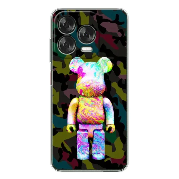 Чехол с принтом «Яркий Bearbrick» для ZTE Nubia V70 Design
