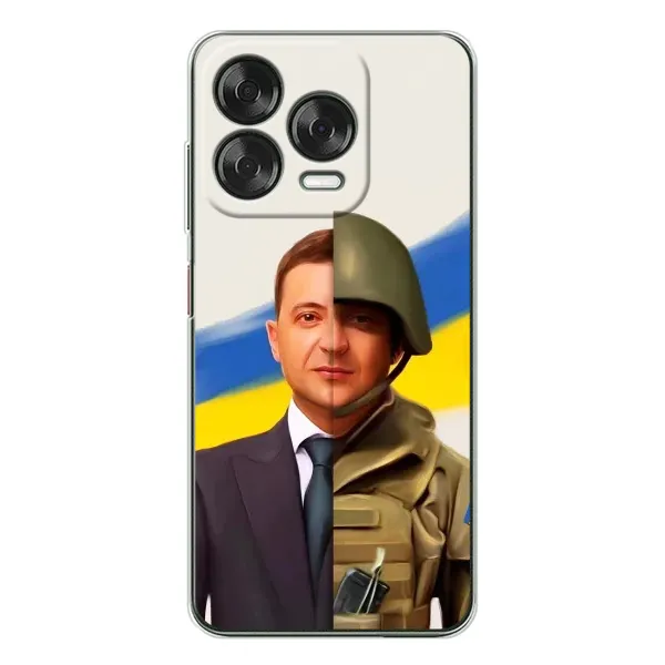 Чохол з принтом «Зеленский солдат» для ZTE Nubia V70 Design