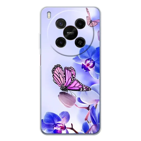 Чехол с принтом «Бабочка на цветочке» для ZTE Nubia V70 Max