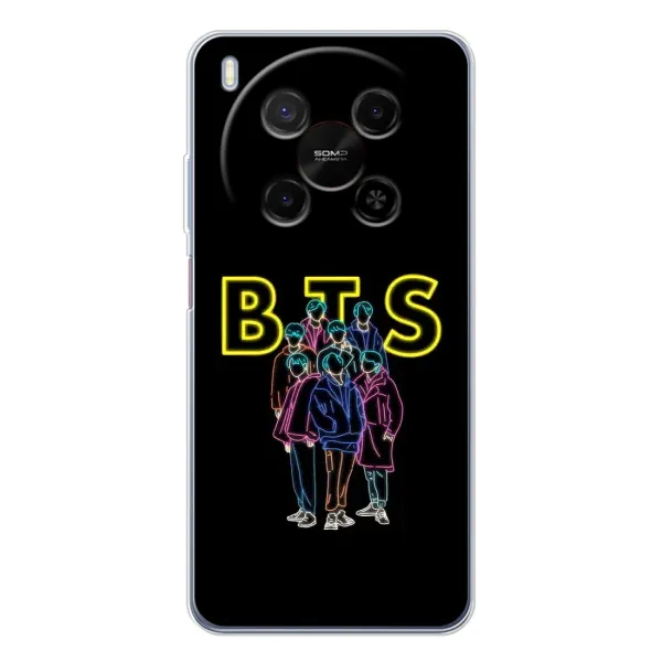 Чехол с принтом «BTS стайл» для ZTE Nubia V70 Max