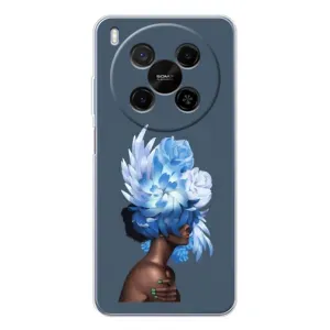 Чехлы (ART) Цветы на ZTE Nubia V70 Max (VPrint) (Цветы на голове)