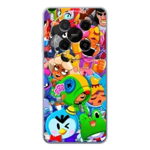 Чехлы Brawl Stars для ZTE Nubia V70 Max (AlphaPrint) (Герои Бравл Старс)