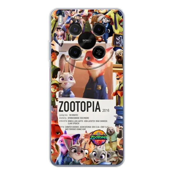 Чехол с принтом «Постер Зверополис» для ZTE Nubia V70 Max