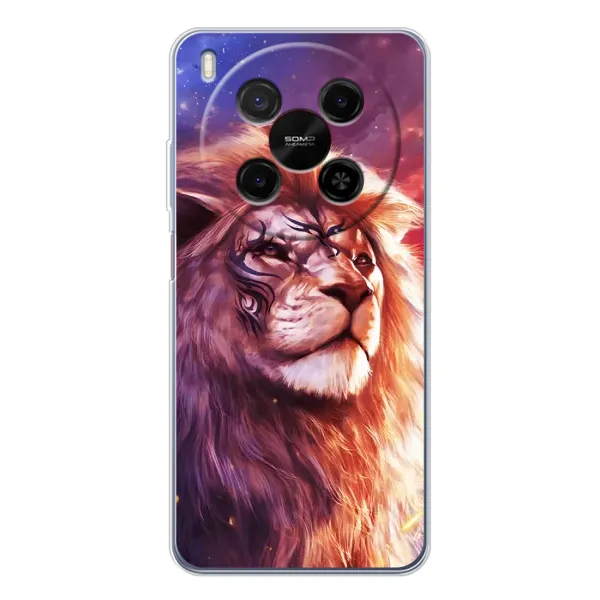Чехол с принтом «Красочный Лев» для ZTE Nubia V70 Max