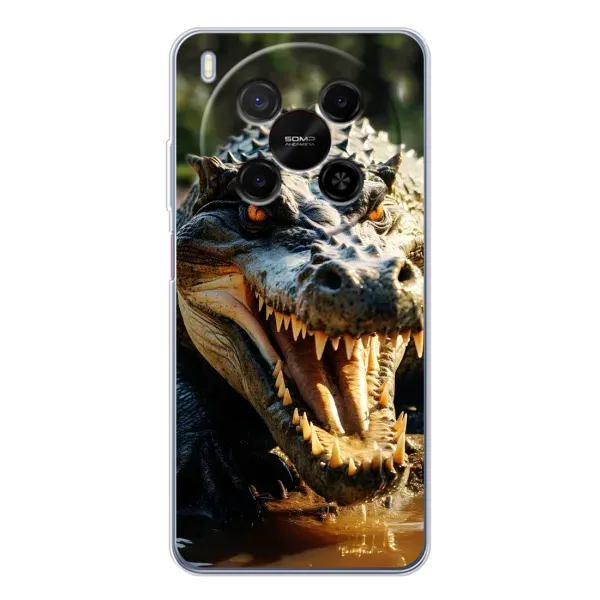 Чохол з принтом «Небезпечний крокодил» для ZTE Nubia V70 Max Чохол з принтом «Небезпечний крокодил» для ZTE Nubia V70 Max
