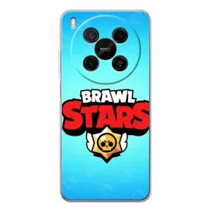 Чехлы Brawl Stars для ZTE Nubia V70 Max (AlphaPrint) (Лого Бравл Старс)