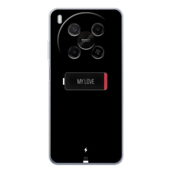 Чехол с принтом «Love battery» для ZTE Nubia V70 Max Чехол с принтом «Love battery» для ZTE Nubia V70 Max