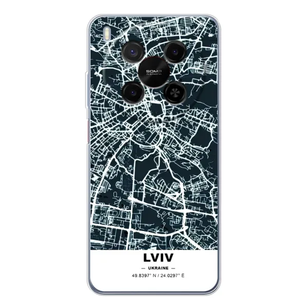 Чехол с принтом «Львов» для ZTE Nubia V70 Max