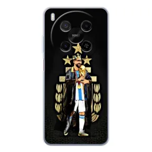 Чехлы для ZTE Nubia V70 Max (Leo чемпион) (AlphaPrint) (Месси Король)