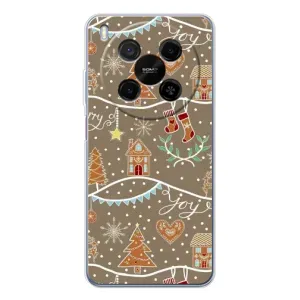 Новогодние, Праздничные Чехлы для ZTE Nubia V70 Max - 2024 год (Новогодние пряники)