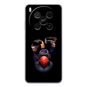 Чехол с Обезьянами ZTE Nubia V70 Max - (AlphaPrint) (Три обезьяны)