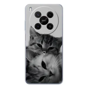 Чехол с рисунком кот на ZTE Nubia V70 Max (Пара котов)