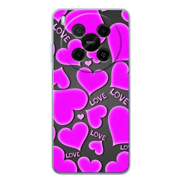 Чехол с принтом «Pink hearts» для ZTE Nubia V70 Max Чехол с принтом «Pink hearts» для ZTE Nubia V70 Max