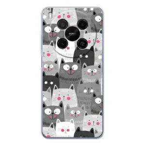 Чехлы с Котиками для ZTE Nubia V70 Max (VPrint) (Рисованные котики)