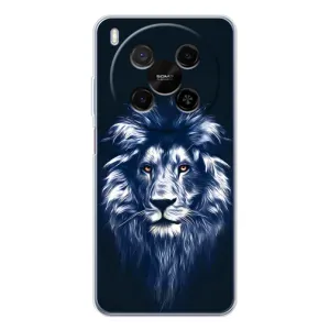 Чехол со Львом для ZTE Nubia V70 Max (VPrint) (Синий Лев)