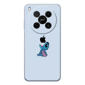 Чехол с принтом Стич на ZTE Nubia V70 Max (Stitch apple)