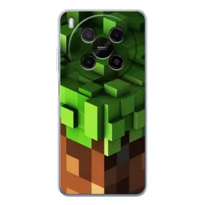 Чехол Майнкрафт на ZTE Nubia V70 Max (AlphaPrint) Minecraft (текстура Майнкрафт)