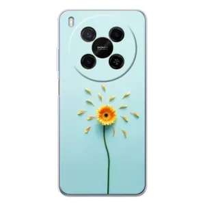 Чехлы с Цветами для ZTE Nubia V70 Max (VPrint) (Желтый цветок)