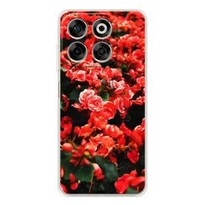 Чехлы с Цветами для ZTE Nubia V70 (VPrint) (Цветы красные)