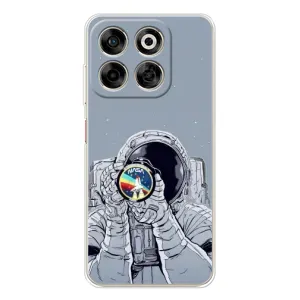 Чехол NASA для ZTE Nubia V70 (AlphaPrint) (Космонавт фото)