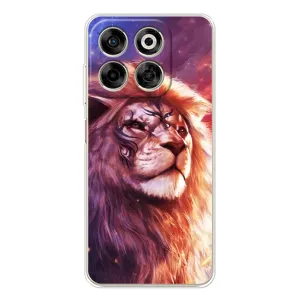 Чехол со Львом для ZTE Nubia V70 (VPrint) (Красочный Лев)
